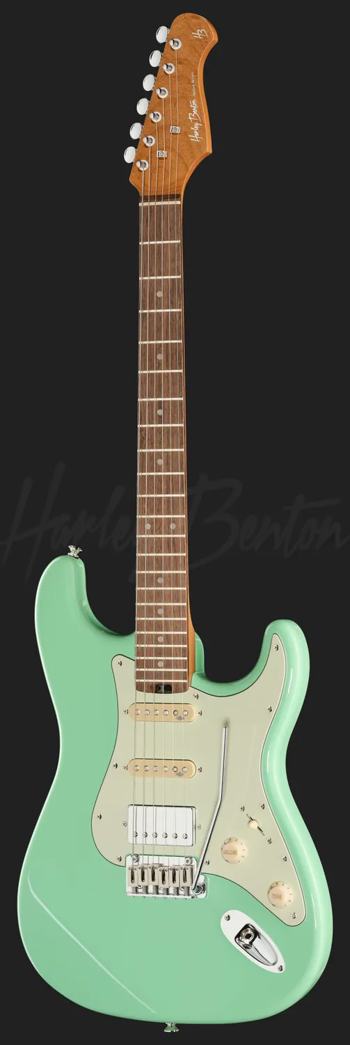 Harley Benton ST-Modern HSS E-Gitarre Seafoam Green Tremolo