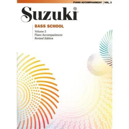 Suzuki Bass School Vol. 3 Klavierbegleitung Kontrabassnoten