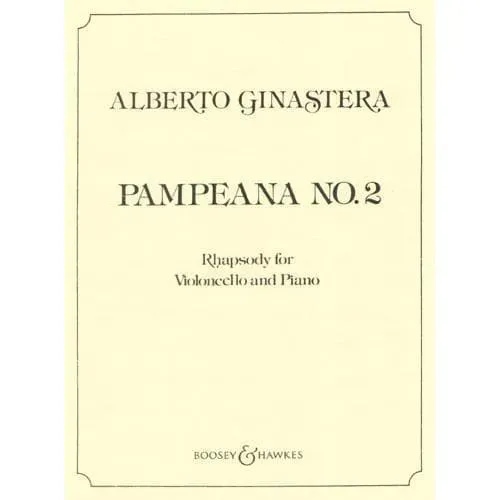 Shar Music Ginastera Pampeana No 2 Noten Cello Klavier