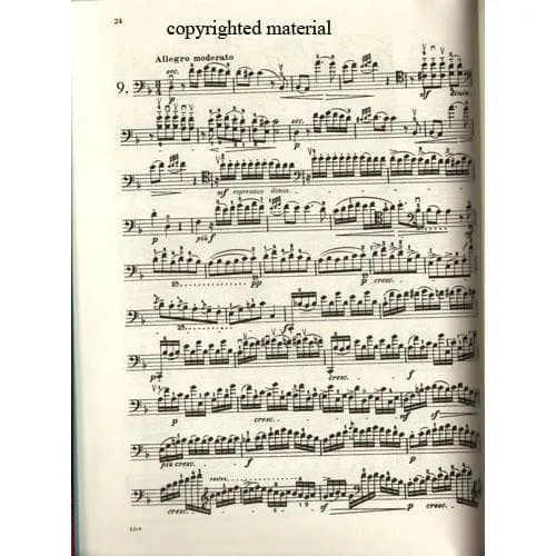 Shar Music Duport 21 Etüden Cello solo Fournier Edition