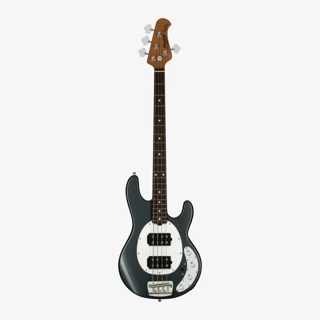 Sterling StingRay RAY34 HH E-Bass Charcoal Frost aktiv
