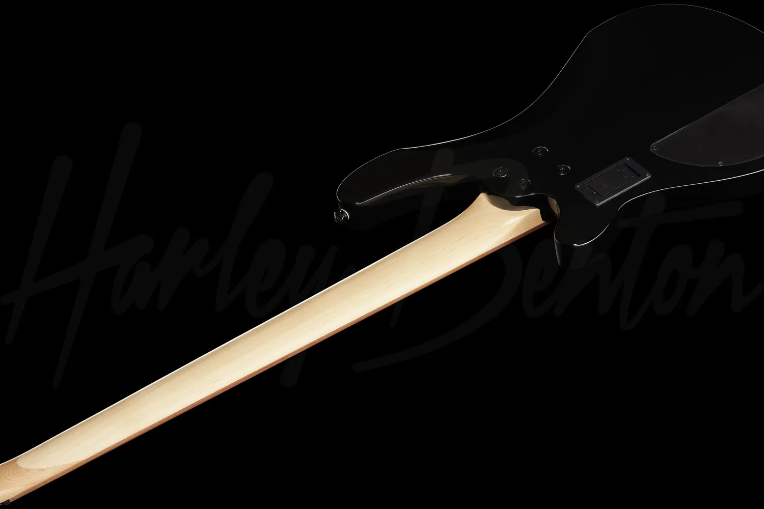 Harley Benton B-450FL BK E-Bass Fretless Schwarz