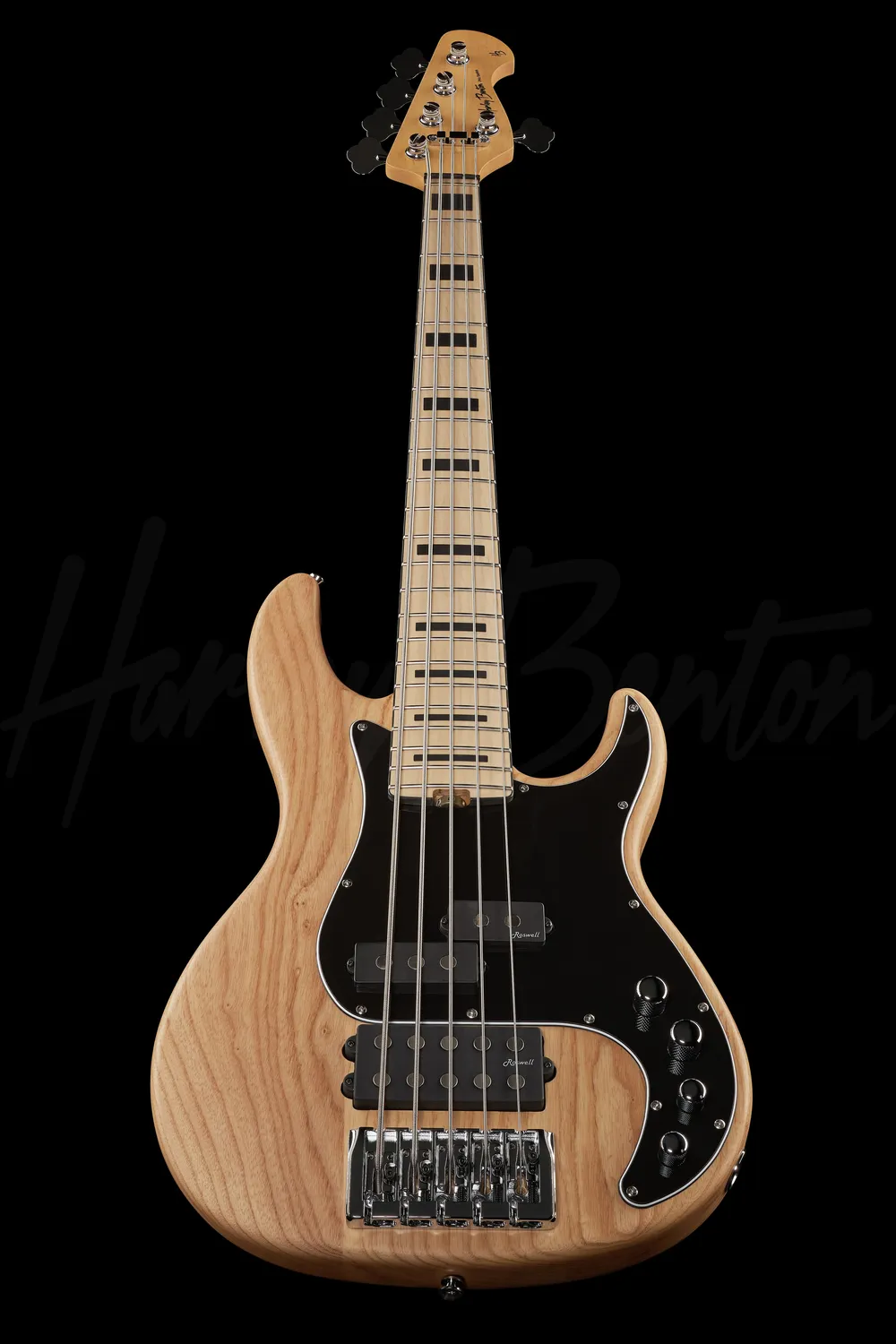 Harley Benton Enhanced MP-5MN E-Bass 5-saitig Natural