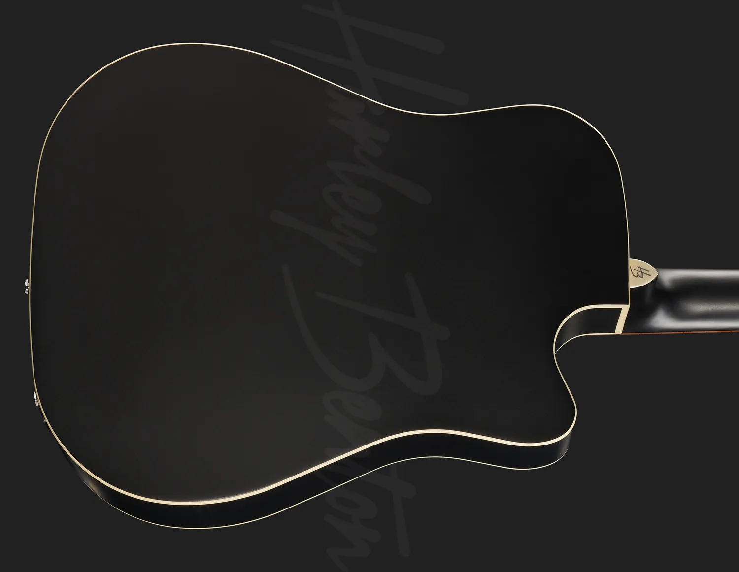 Harley Benton Custom Line CLD-10SCE-12BKS LH Westerngitarre 12-saitig
