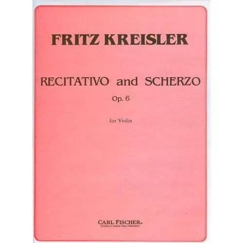 Kreisler Recitativo Scherzo Op.6 Noten Violine solo