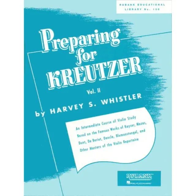 Rubank Preparing for Kreutzer Vol. 2 Noten Violine Etüden