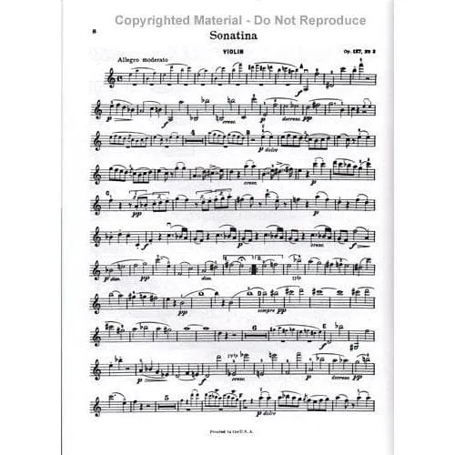 Shar Music Schubert 3 Sonatinen Op.137 Violinennoten Klavier