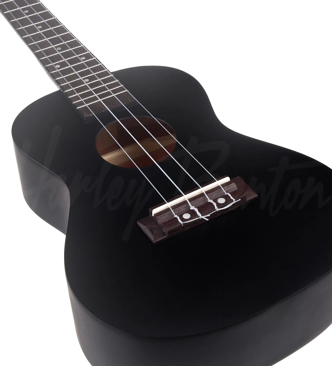 Harley Benton UK-12C Black Konzert-Ukulele schwarz