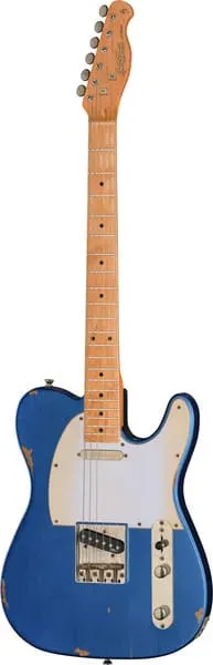Harley Benton TE-62LA MN E-Gitarre Lake Placid Blue aged