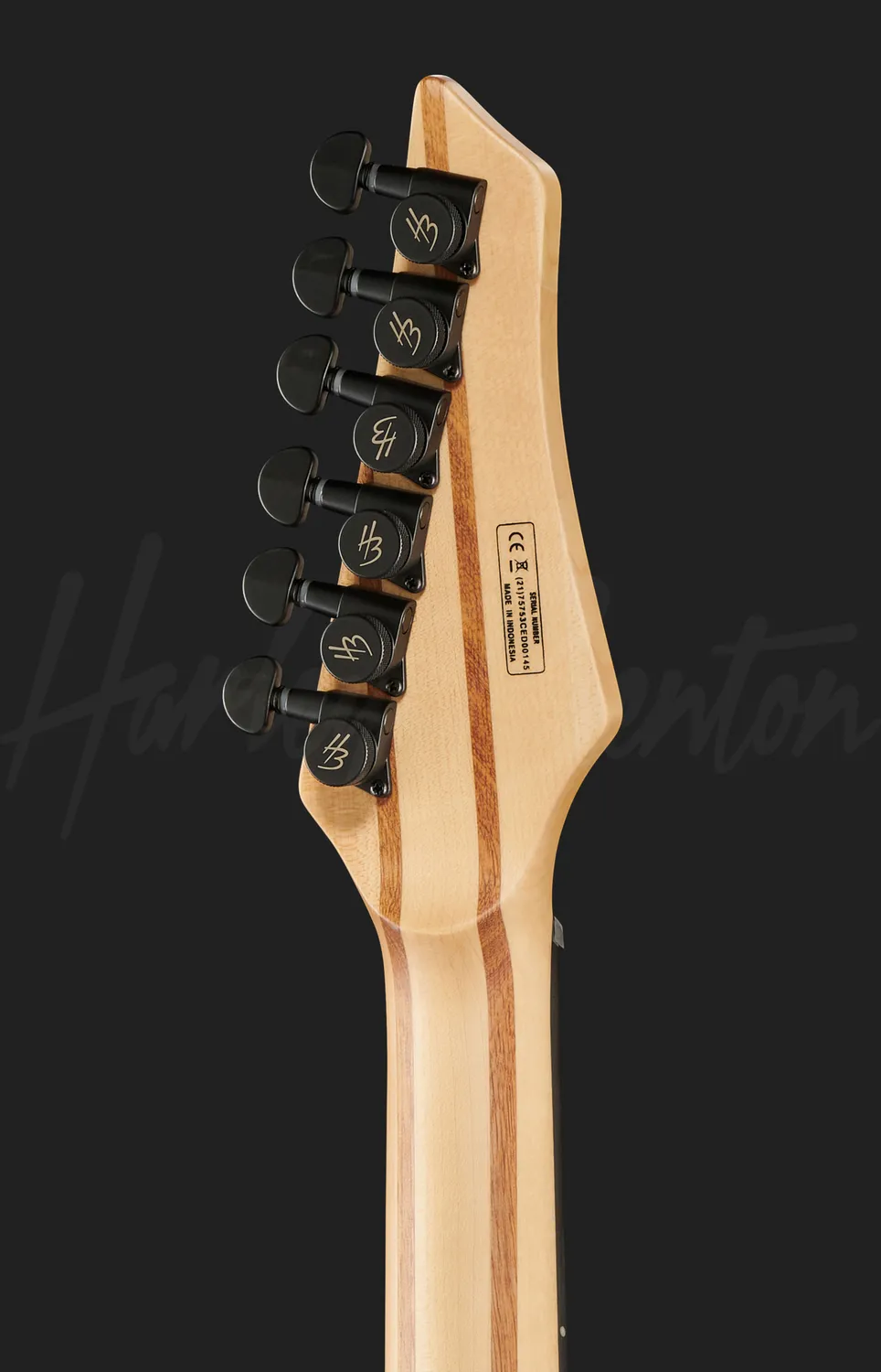 Harley Benton Progressive Amarok-BT Bariton Black Red Burst