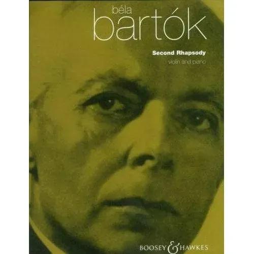 Shar Music Bartók Second Rhapsody Sz96a Geigennoten Violine Klavier