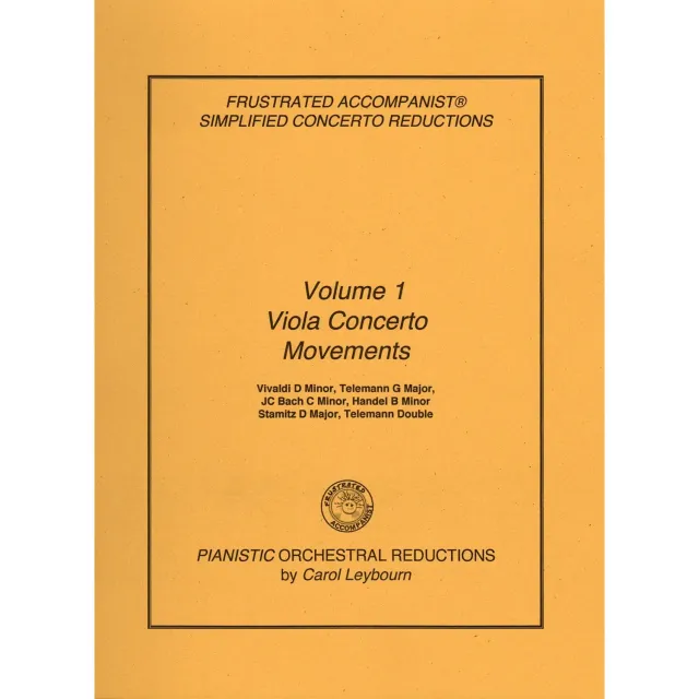 Leybourn Viola Concertos 1 Klavierbegleitung Vivaldi Telemann