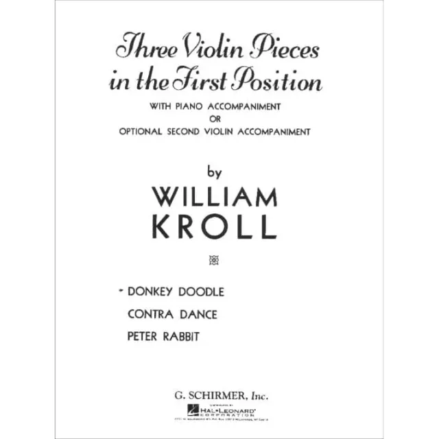 Shar Music Donkey Doodle Violin Noten mit Klavier