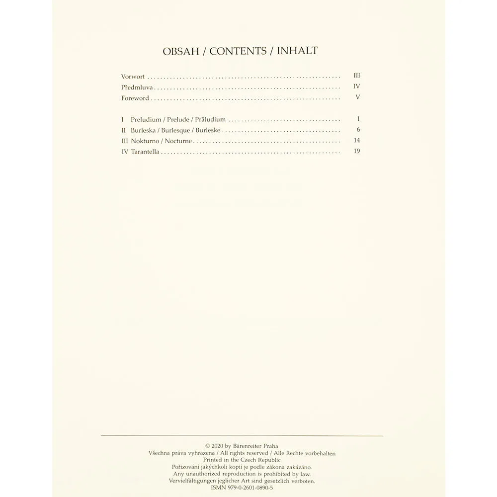 Shar Music Hertl Four Pieces Noten Kontrabass Klavier
