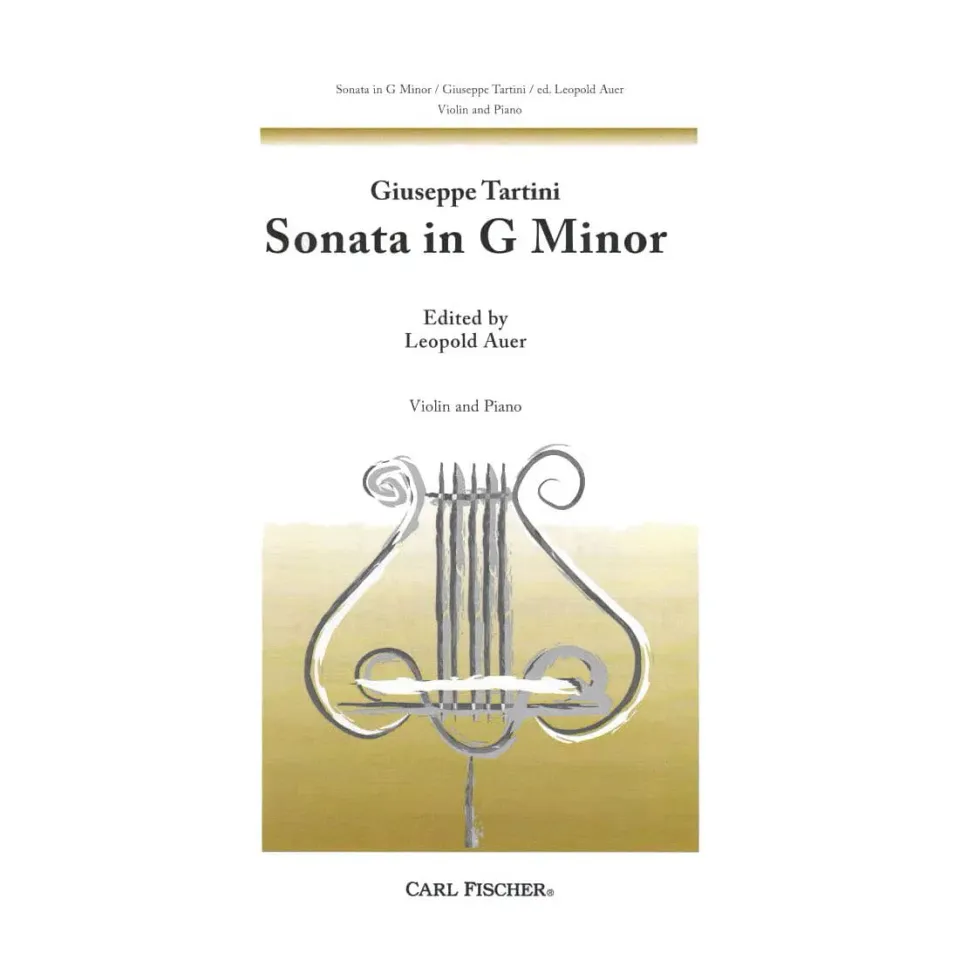 Tartini Sonate g-Moll Op 1 Nr 10 Violinenoten Violine Klavier