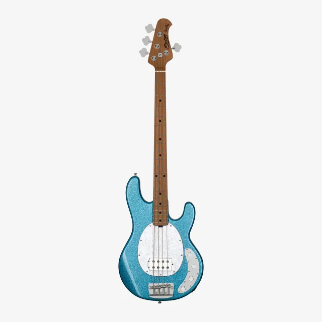 Sterling StingRay RAY34 E-Bass Blue Sparkle 4-saitig aktiv
