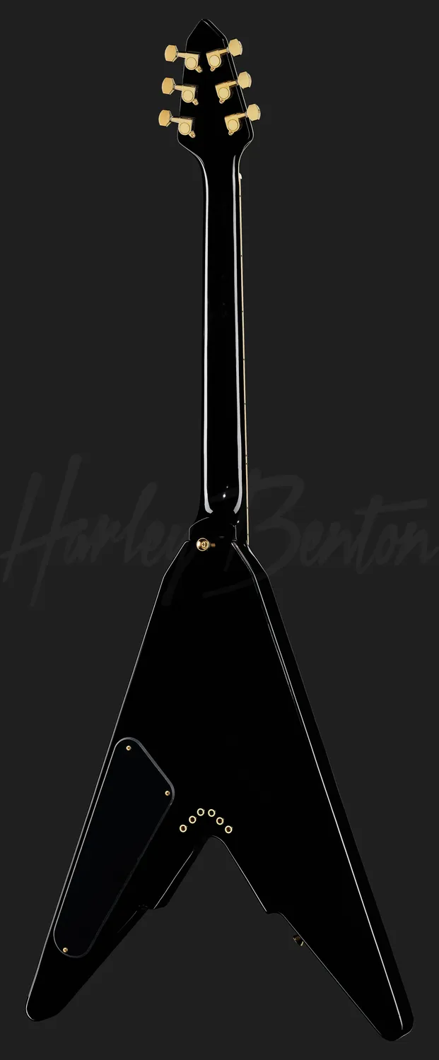 Harley Benton Deluxe Victory Plus BK E-Gitarre schwarz Humbucker