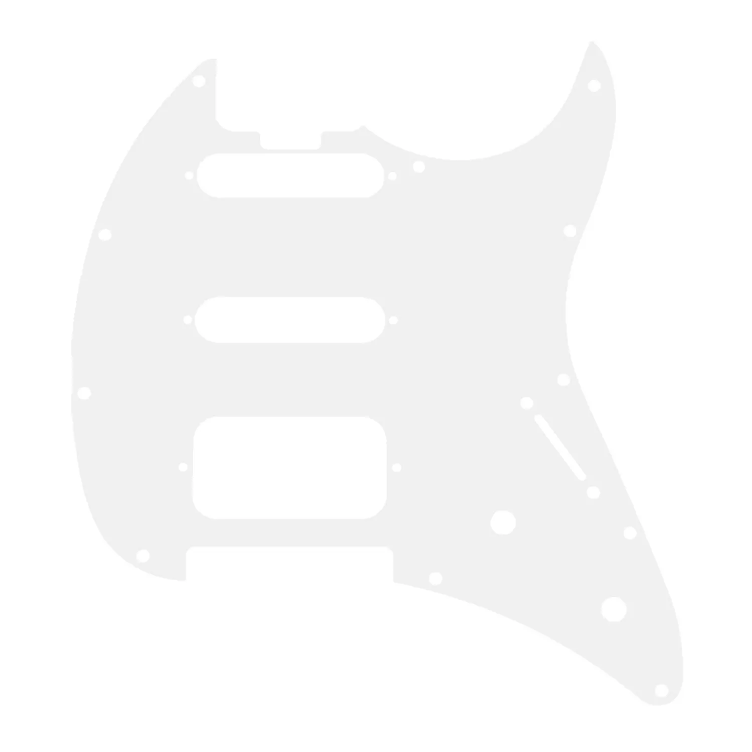 Sterling Cutlass HSS Schlagbrett für E-Gitarre Weiß