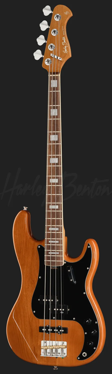 Harley Benton MV-4PJ E-Bass Natural PJ-Bestückung