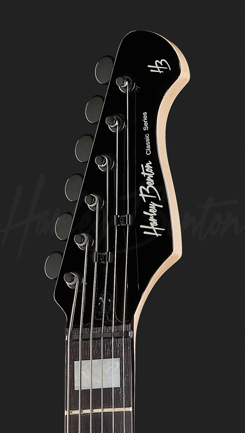 Harley Benton Rock JA-Baritone E-Gitarre Schwarz P-90