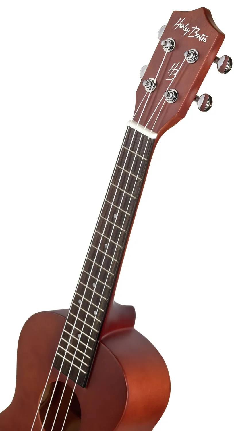 Harley Benton Standard UK-11C Konzert-Ukulele braun matt