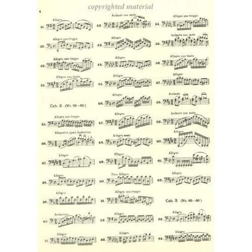 Peters Dotzauer 113 Etüden Cello Bd.1 Nr.1-34