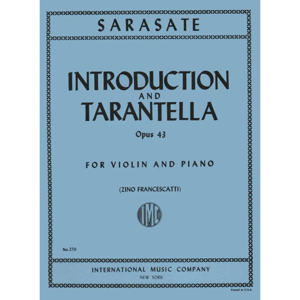 Shar Music Sarasate Op 43 Violin-Noten Violine Klavier