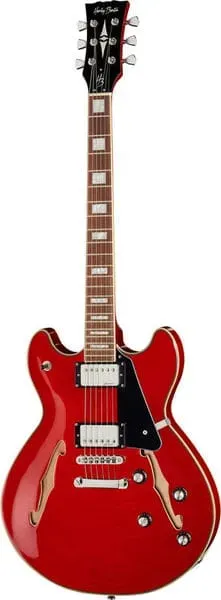 Harley Benton HB-35Plus CH E-Gitarre Cherry halbakustisch