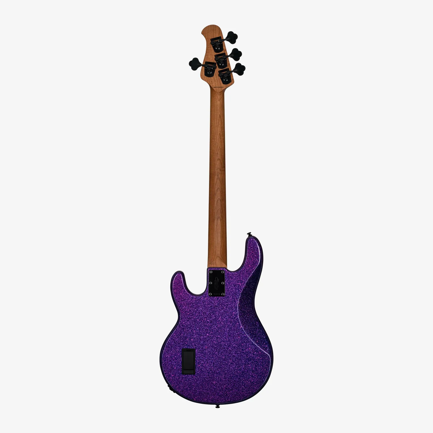 Sterling StingRay RAY34 E-Bass Purple Sparkle aktiv