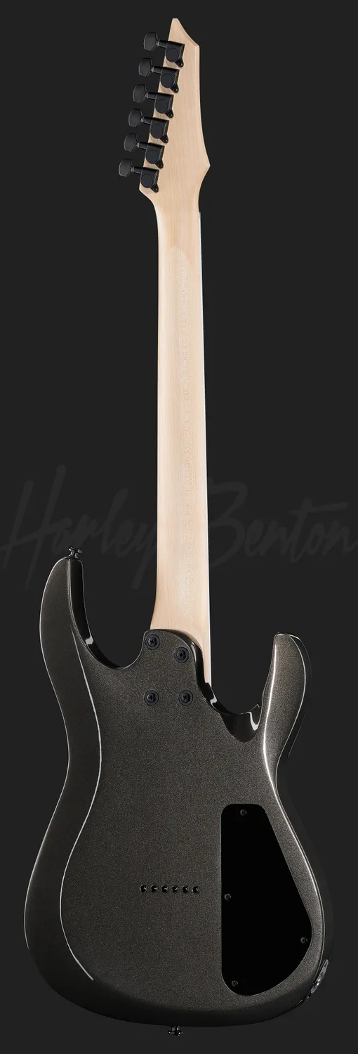 Harley Benton R-446LH E-Gitarre Graphite Metallic links