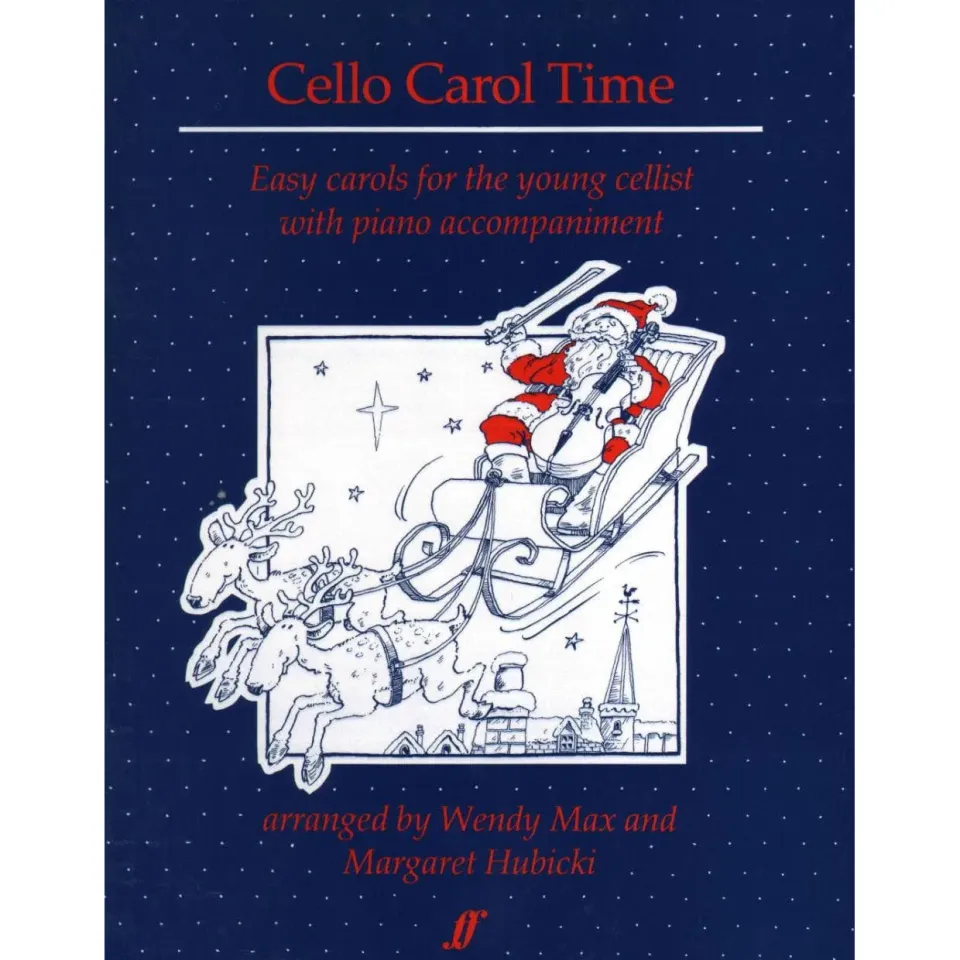 Hubicki Cello Carol Time Cello Noten mit Klavier
