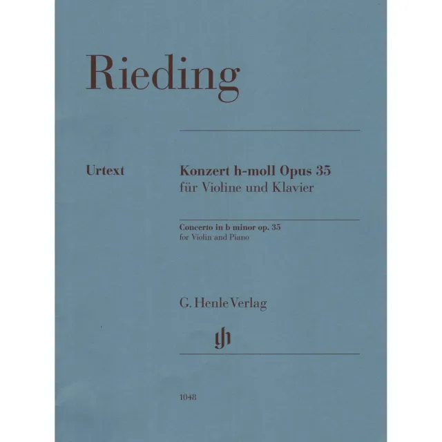 Henle Rieding Konzert h-moll Op 35 Noten Violine Klavier Urtext