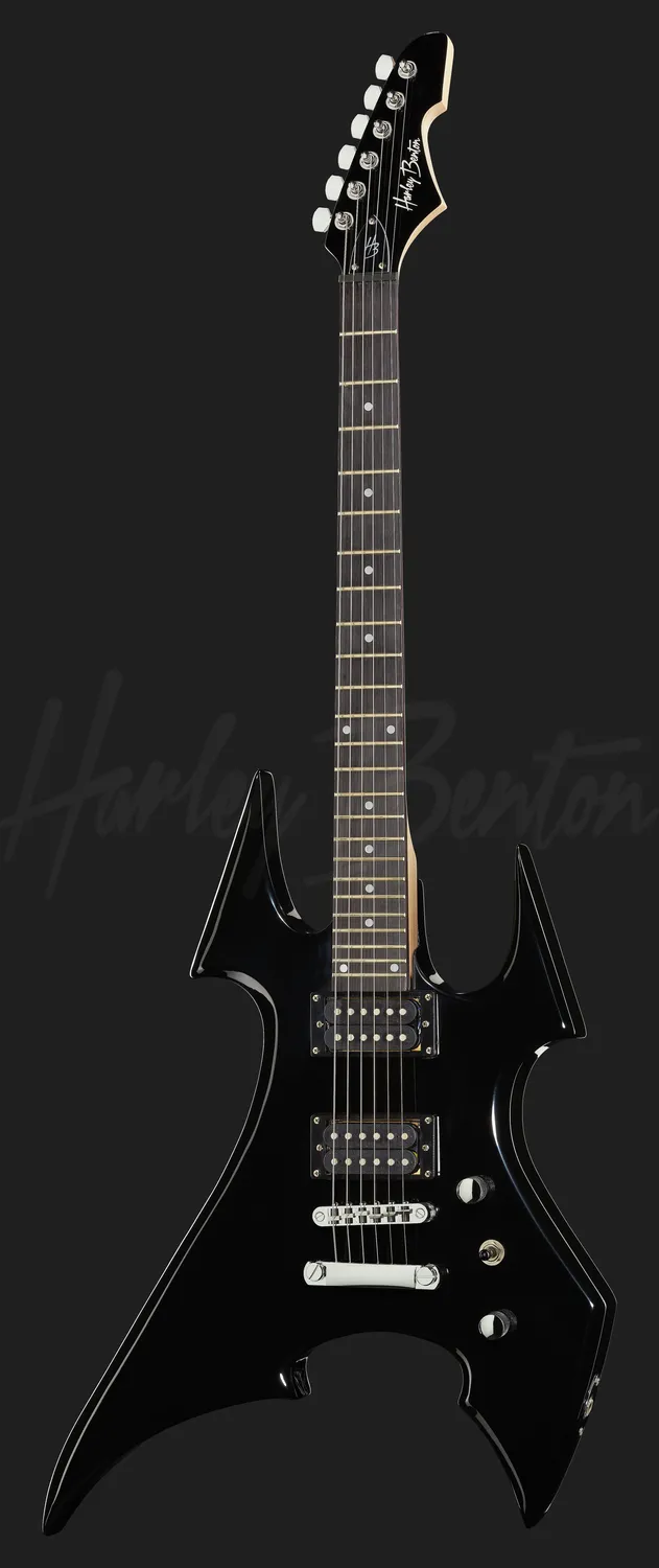 Harley Benton Student Series BS-20 E-Gitarre Schwarz