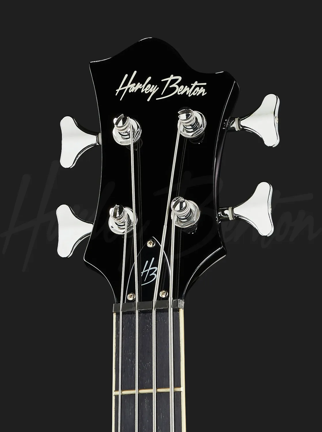 Harley Benton Tribute RB-414LH BK E-Bass schwarz Linkshänder