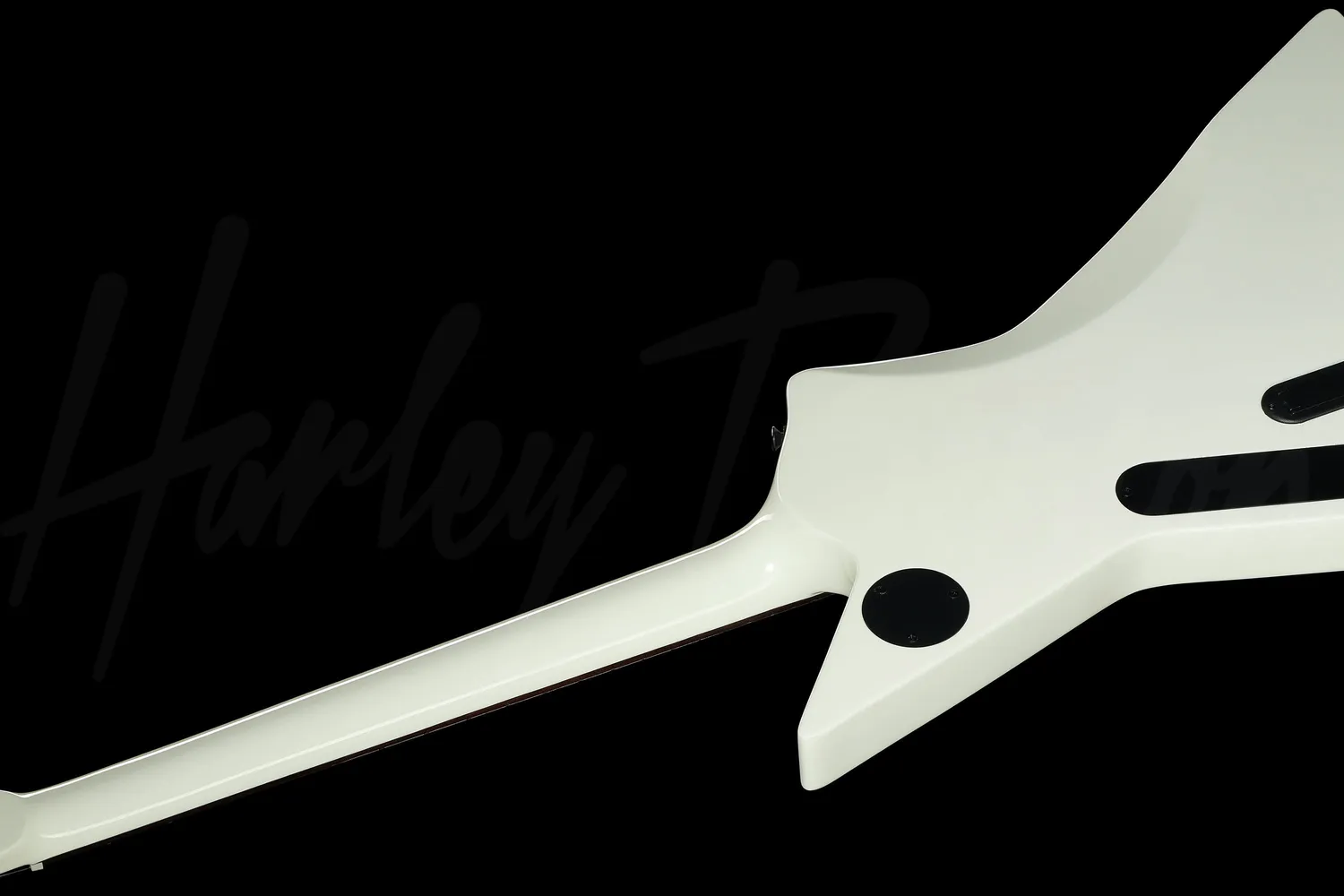 Harley Benton EX-84 Modern E-Gitarre Weiß aktiv