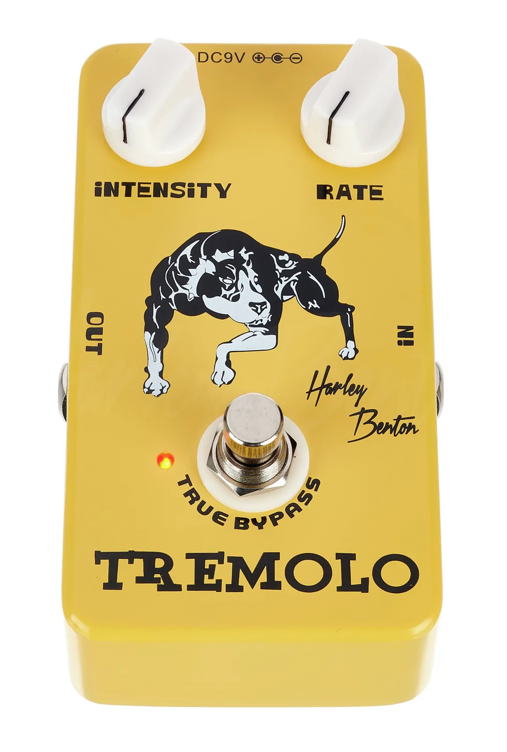 Harley Benton Standard Vintage Tremolo Effektpedal für Gitarre