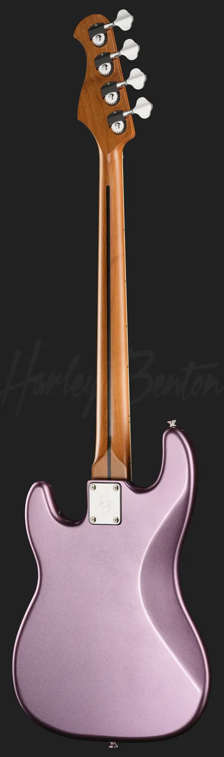 Harley Benton MV-4P E-Bass Burgundy Mist Precision Singlecoil