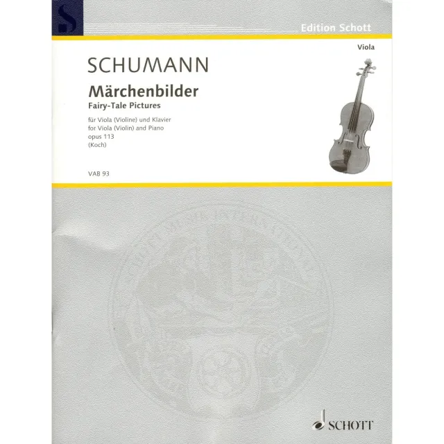 Schumann Märchenbilder Op 113 Viola Noten Schott