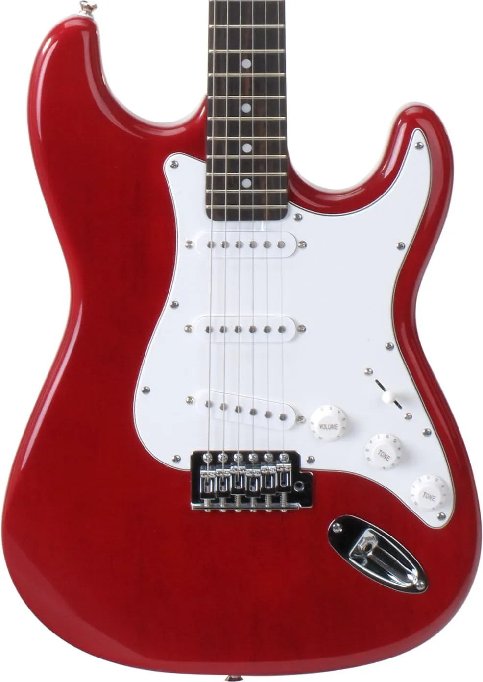 Rocktile Sphere Classic E-Gitarre Rot mit Tremolo