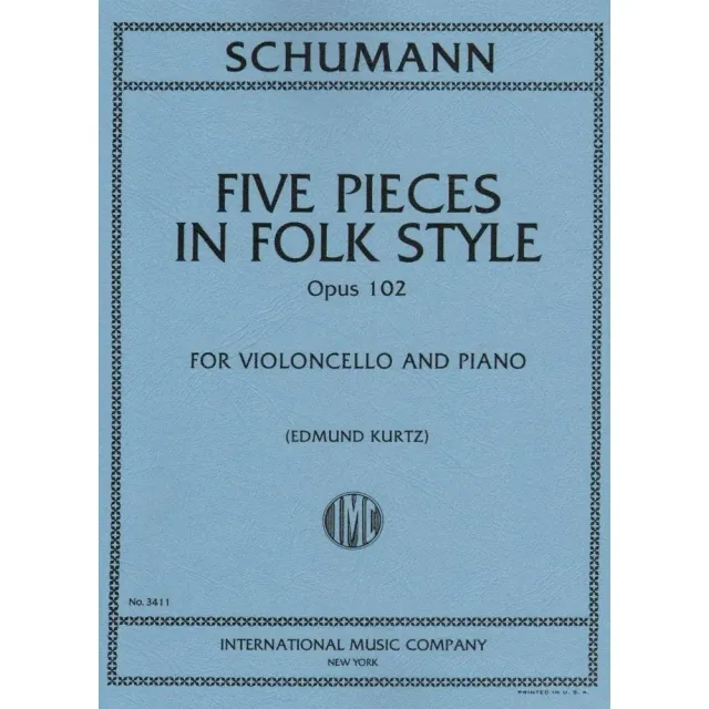 Schumann Fünf Stücke Op 102 Cello Klavier Noten