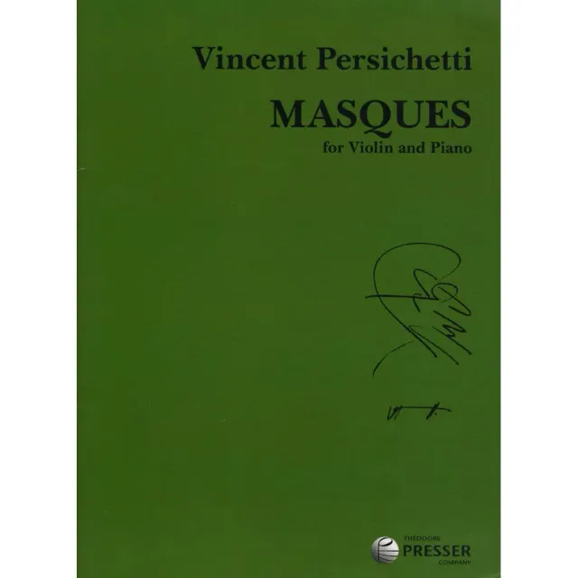 Shar Music Masques Op 99 Violinnoten mit Klavier modern