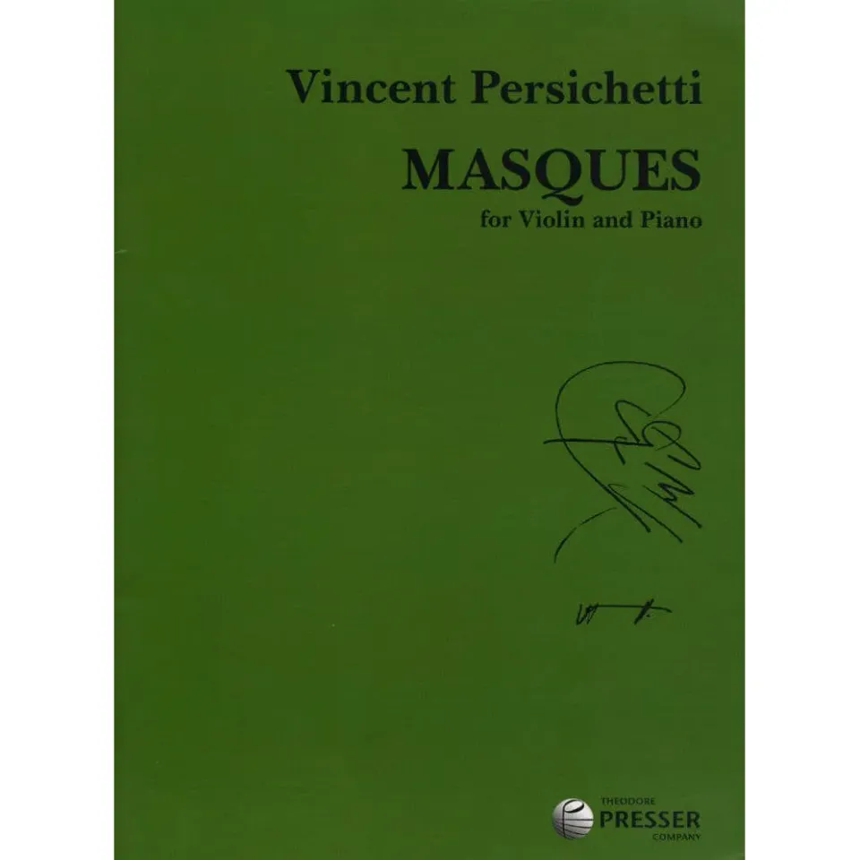 Shar Music Masques Op 99 Violinnoten mit Klavier modern