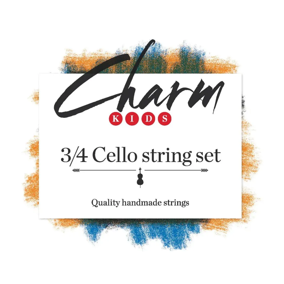 Charm Cello Saitensatz 3/4 Medium Stahlsaiten