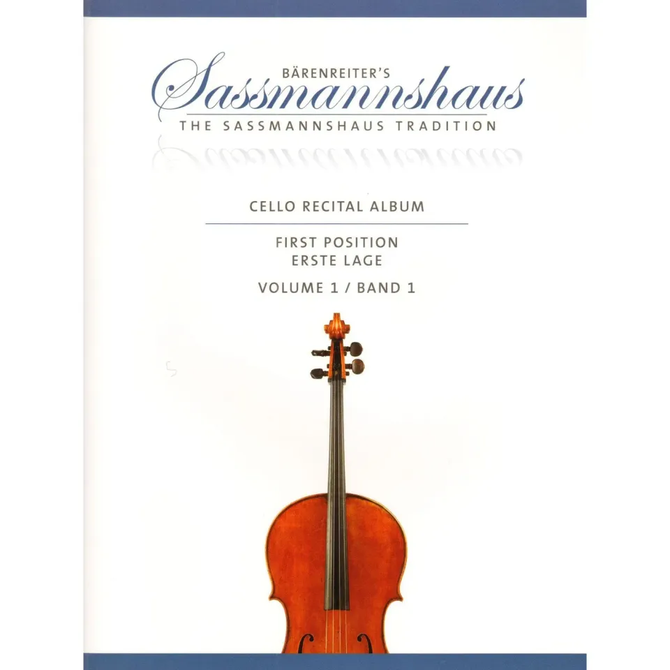 Sassmannshaus Cello Recital Album 1 Noten 18 Stücke