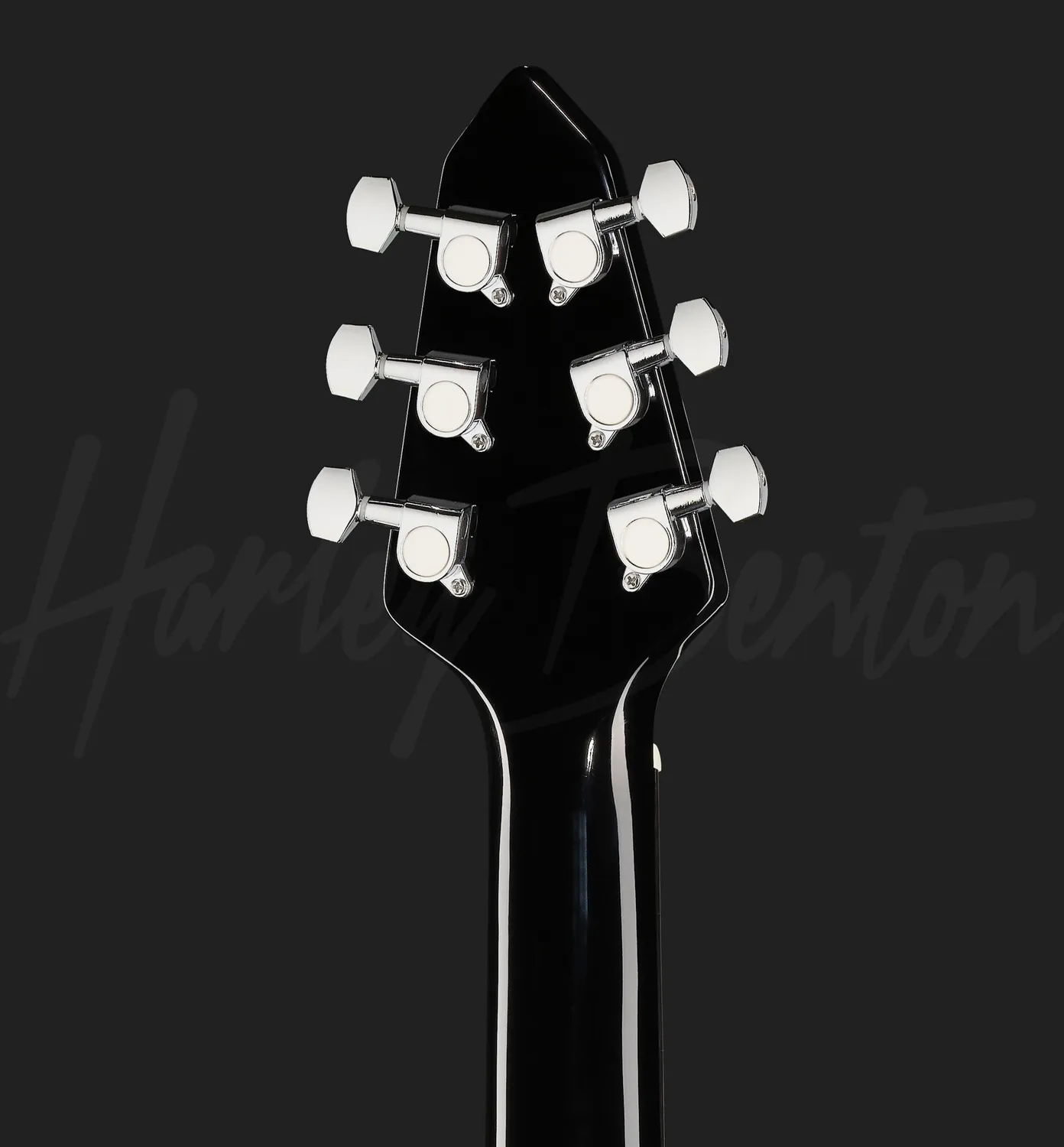 Harley Benton Victory-BK LH E-Gitarre Black Linkshänder Pappel