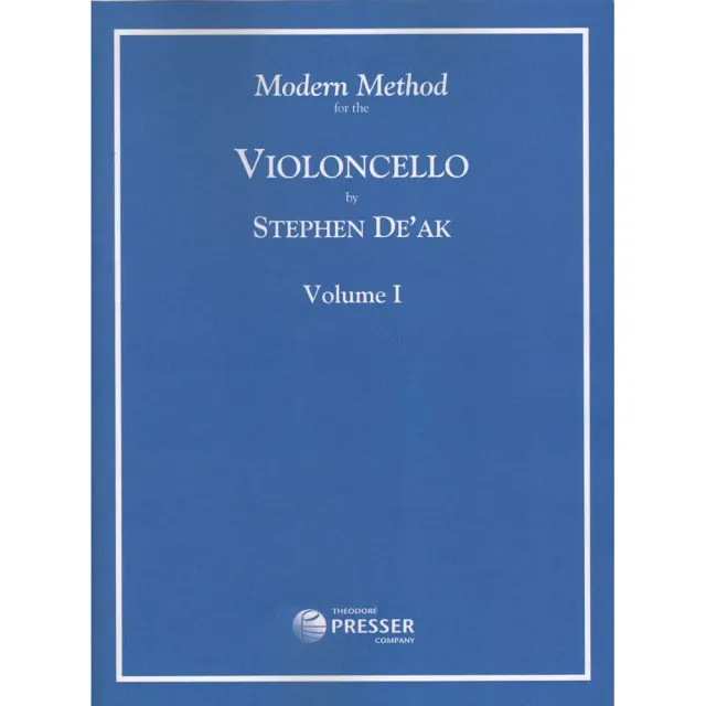 Deak Modern Method Volume 1 Cellonoten Cello Elkan-Vogel