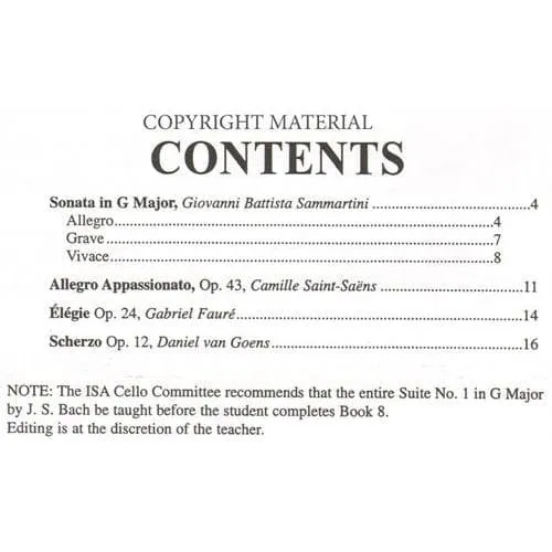 Suzuki Cello School Volume 8 Cello Notenheft englisch