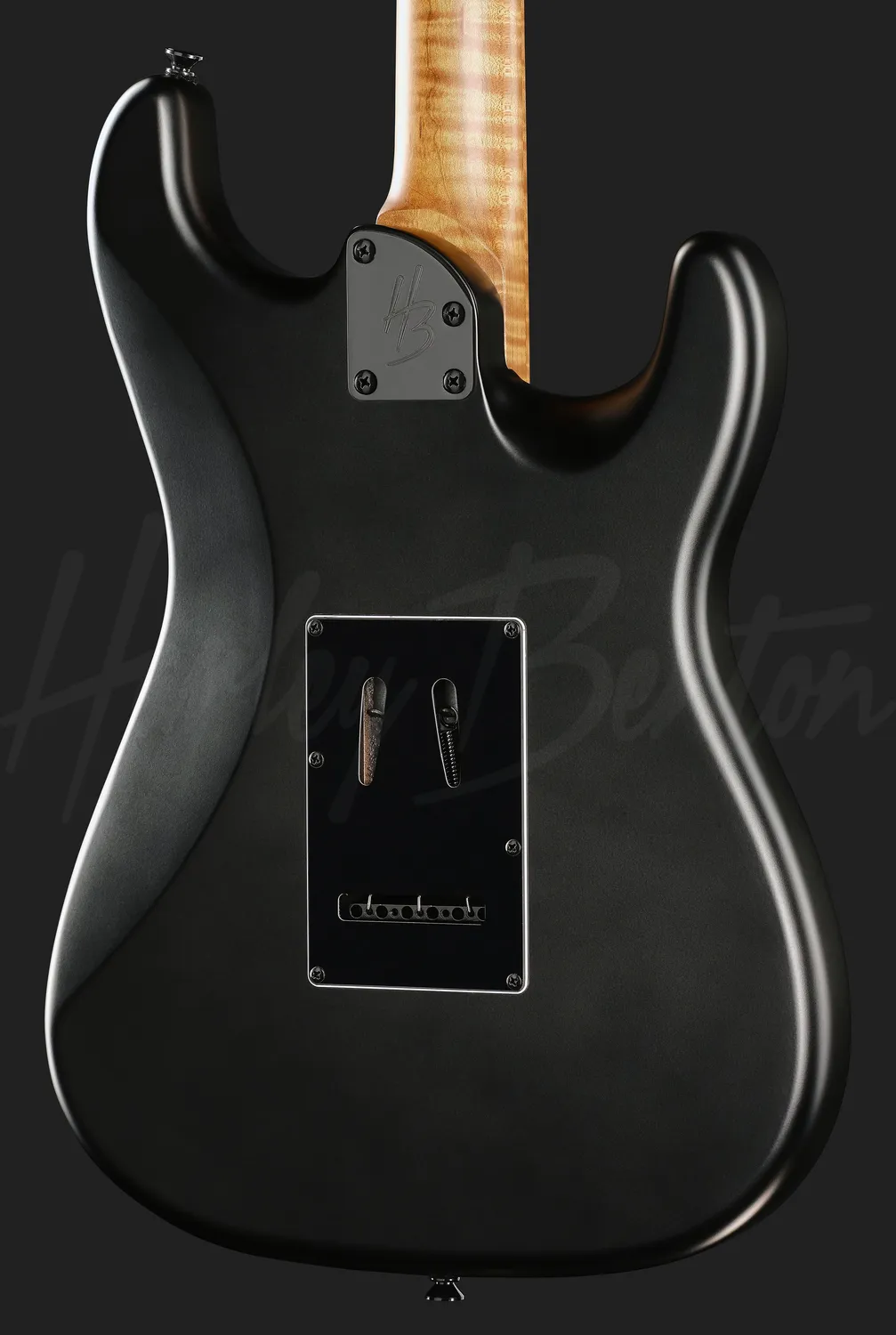 Harley Benton Deluxe ST-Modern Plus MN HSS LH SBK E-Gitarre links schwarz
