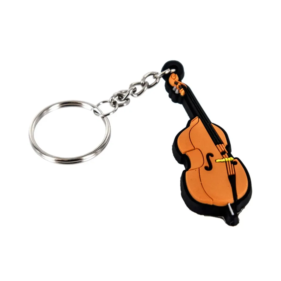 Shar Music Bass Schlüsselanhänger Kontrabass-Form Geschenk