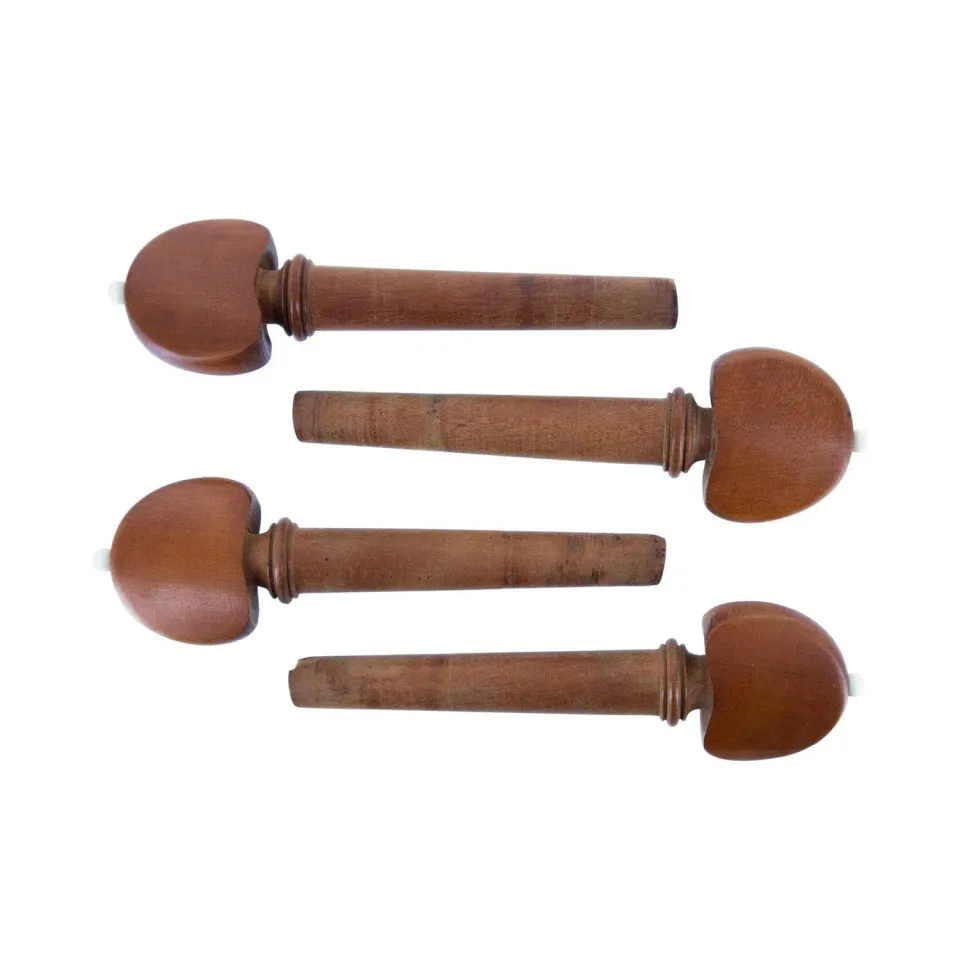 Hill Cello Wirbel Buchsbaum 4/4 4er Set weiß